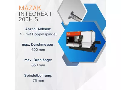 Integrex I-200H S - 5-Achs-Dre-Fräsmaschine mit Doppelspindel